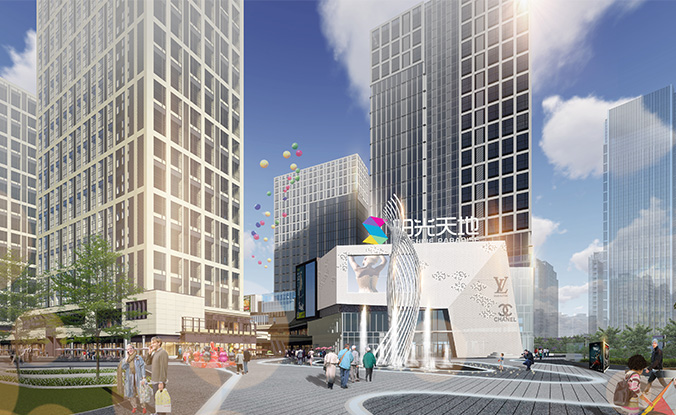 阳光城大都会商业综合体景观设计 阳光城大都会商业综合体景观设计