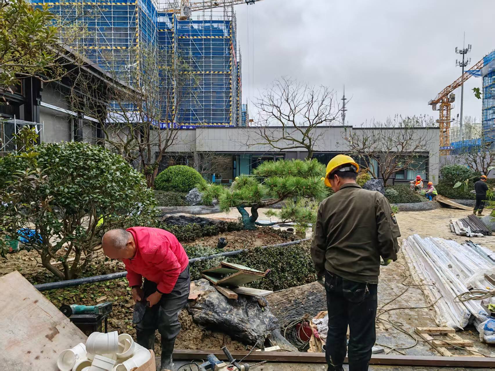 2024-3-4日建发无锡长安里现场施工配合 2024-3-4日建发无锡长安里现场施工配合