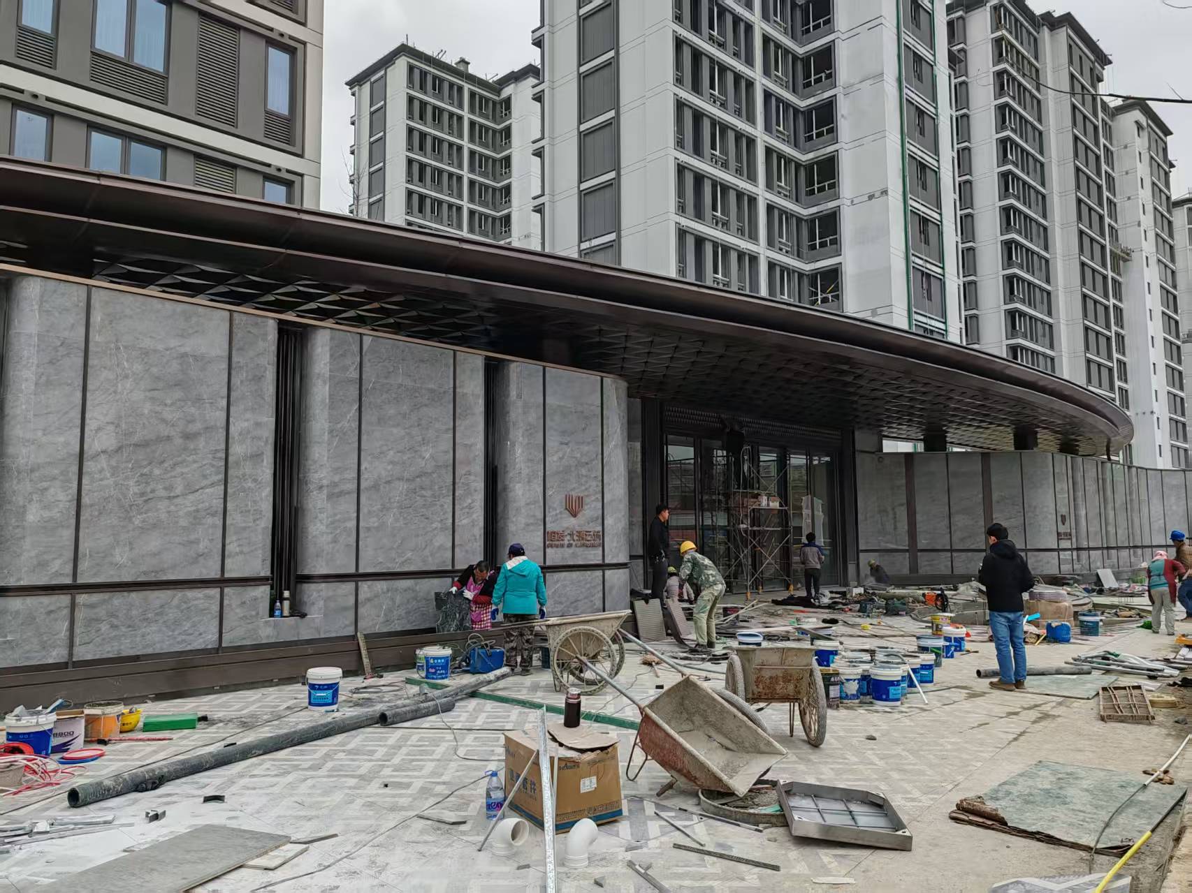 2025-3-28日北源云筑项目现场施工配合 2025-3-28日北源云筑项目现场施工配合