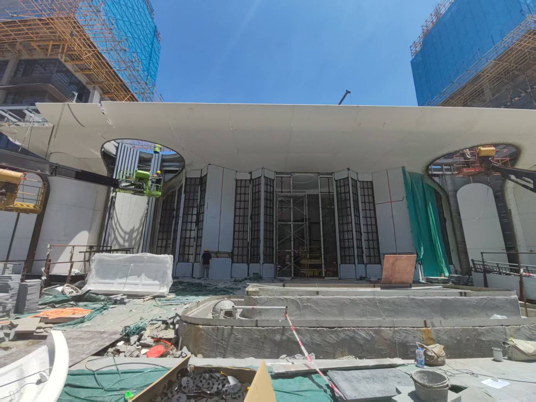 2025-7-3日金山文萃项目施工配合 2025-7-3日金山文萃项目施工配合