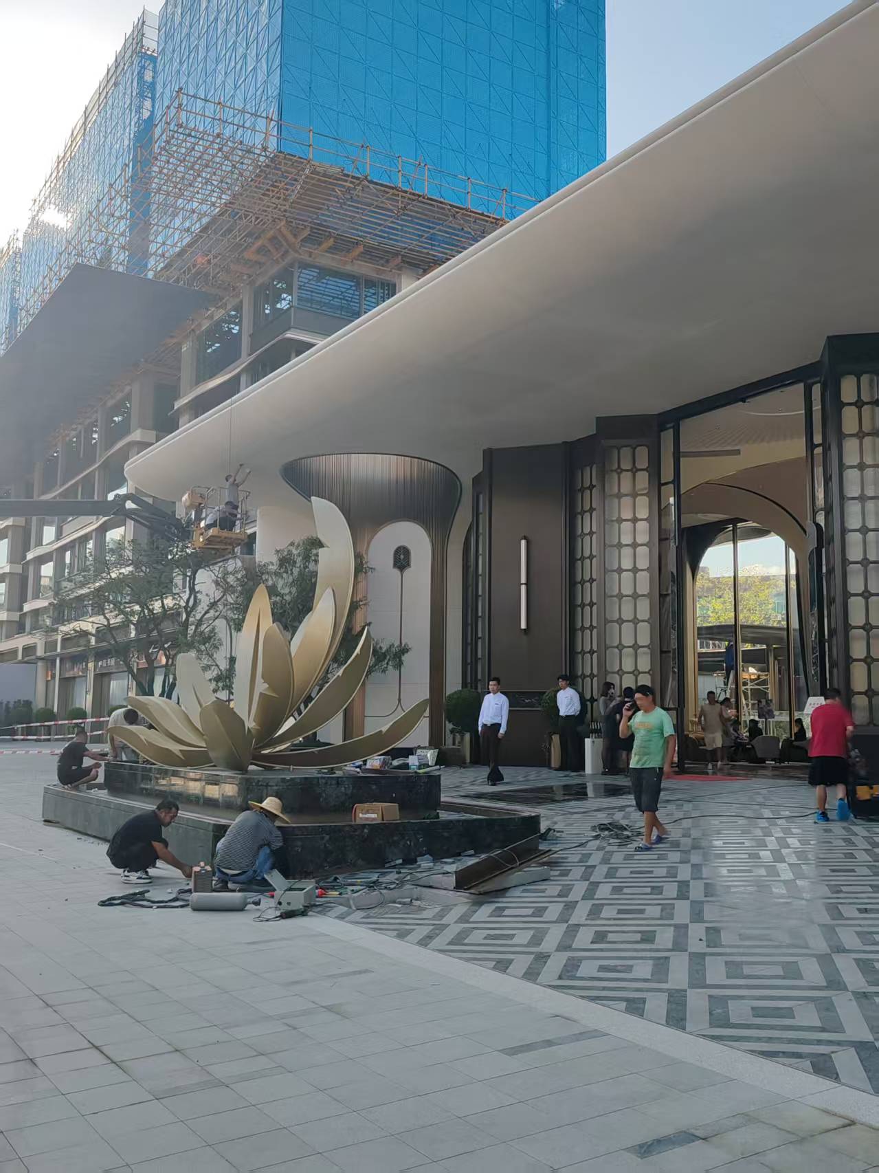 2025-7-3日金山文萃项目施工配合 2025-7-3日金山文萃项目施工配合