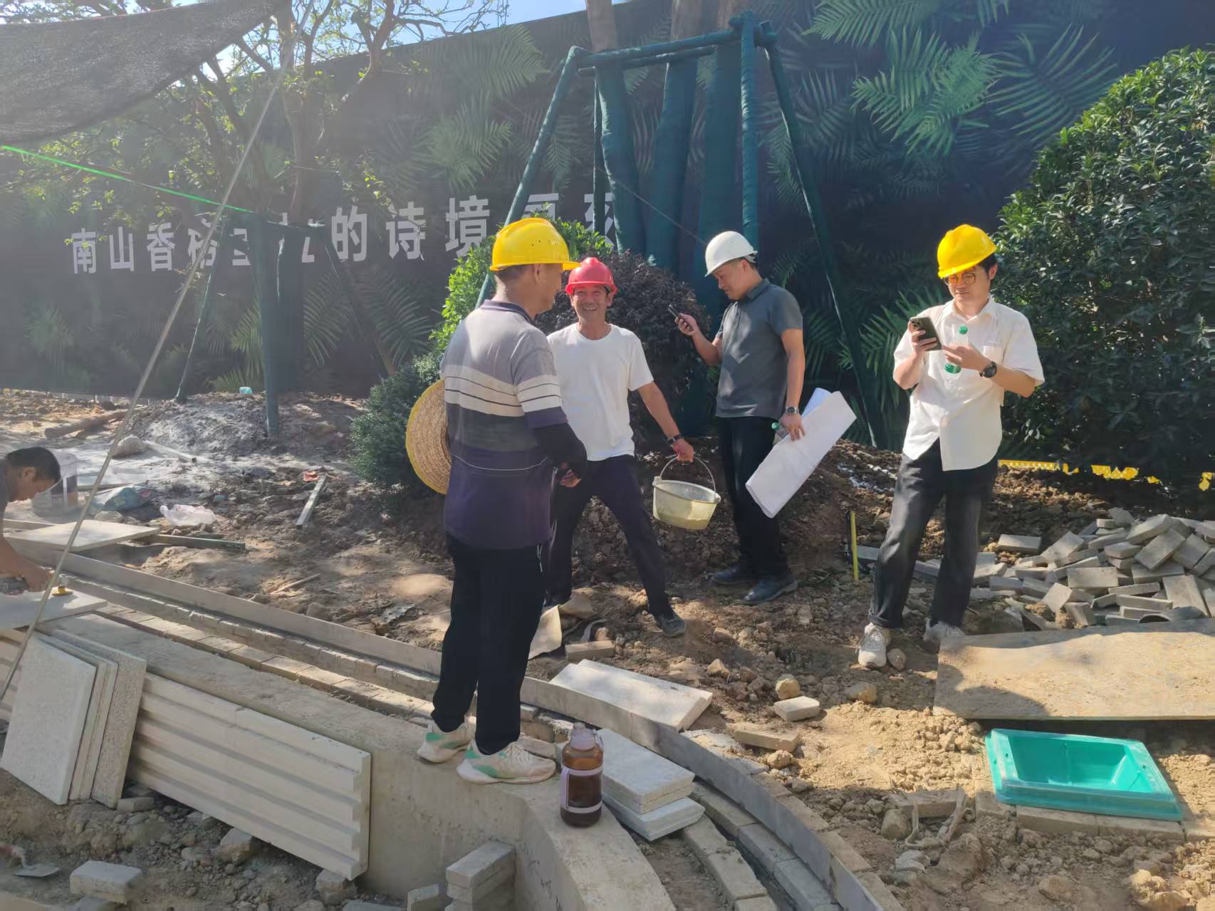 2025-7-3日金山文萃项目施工配合 2025-7-3日金山文萃项目施工配合